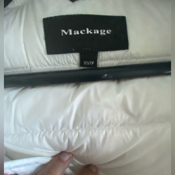 Mackage white puffer jacket- gently worn once - Picture 6 of 6